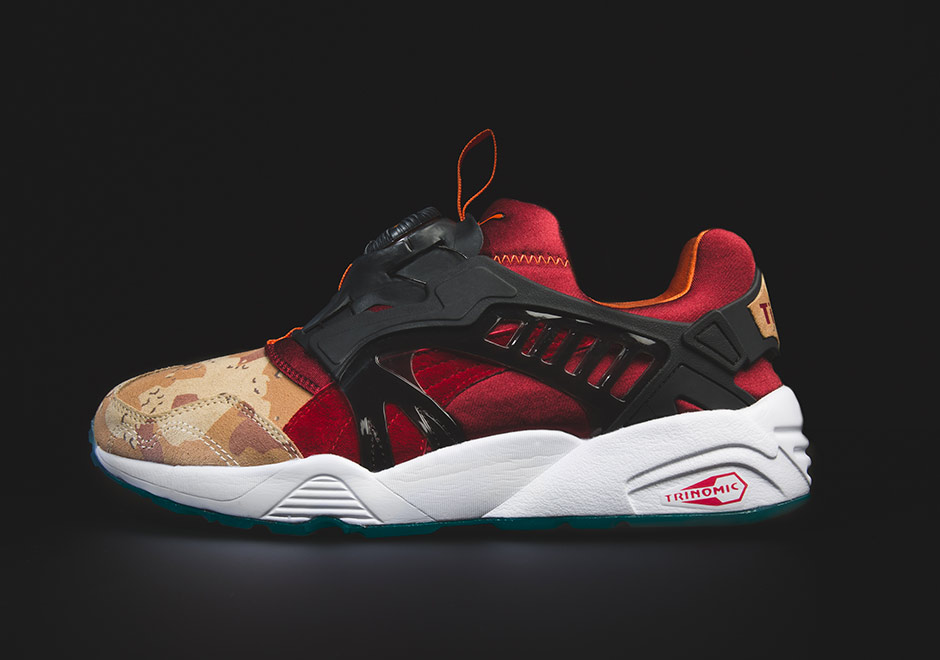 Titolo atmos PUMA Disc Blaze Desert Dusk SneakerNews