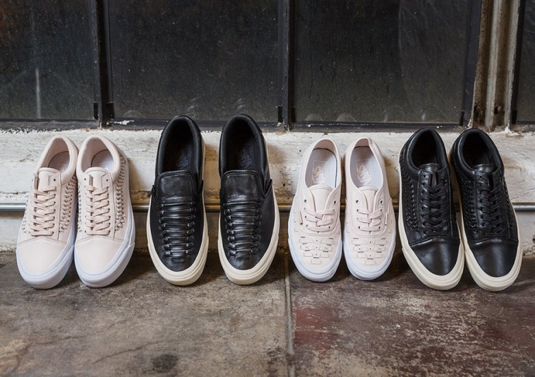 Vans Transforms Classic Skate Models With Woven Leather Uppers