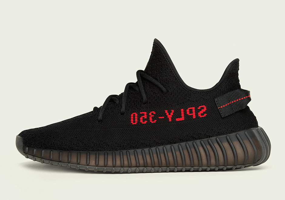 STORE LIST: Yeezy Boost 350 v2 Black Red Adult/Infant | SneakerNews.com