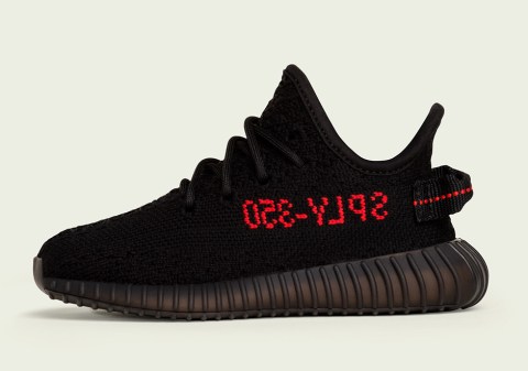 STORE LIST: Yeezy Boost 350 v2 Black Red Adult/Infant | SneakerNews.com