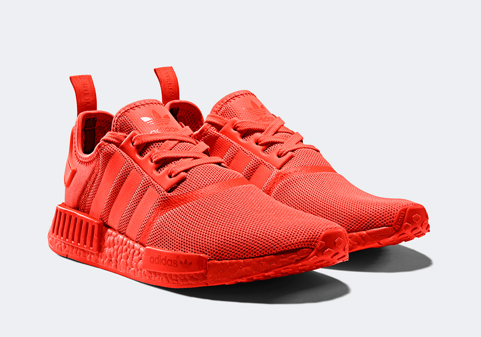 adidas nmd_r1 monochrome in red