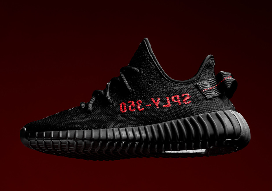 yeezy sply 350 black and red