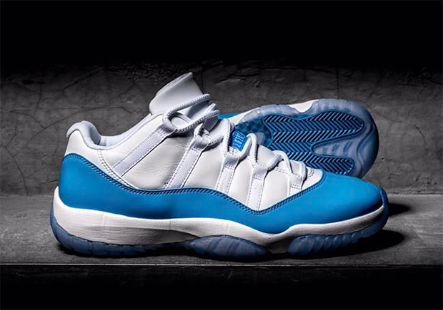 jordan 11 low blue university