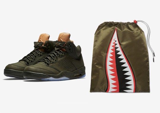 The $400 Air Jordan 5 “Take Flight” Comes With Fighter Jet-Inspired Box and Bag