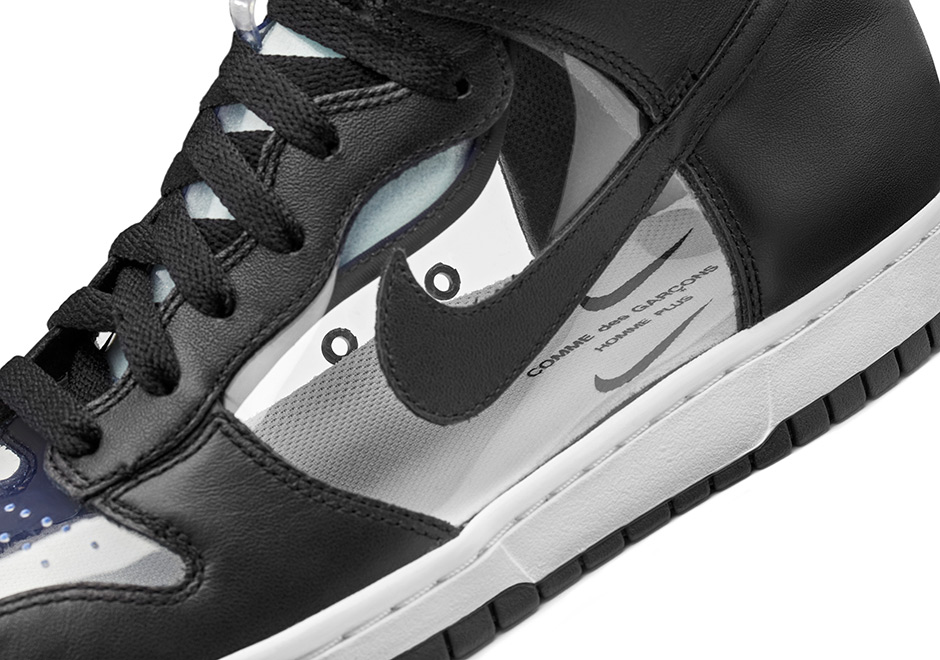 Comme Des Garcons Nike Dunk Hi Clear Release Date 4