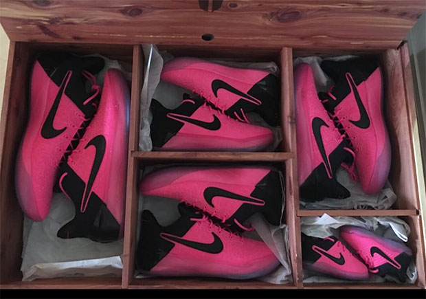 Nike Gives Kobe's Entire Family Pink Kobe AD PEs