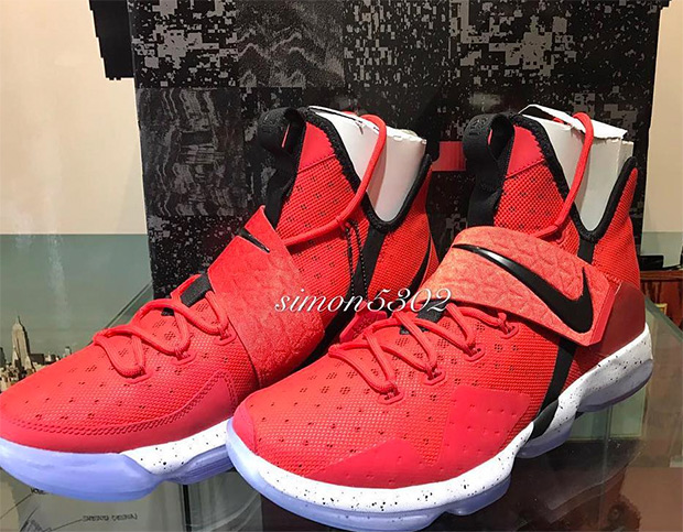 Nike Lebron 14 Red Black 3