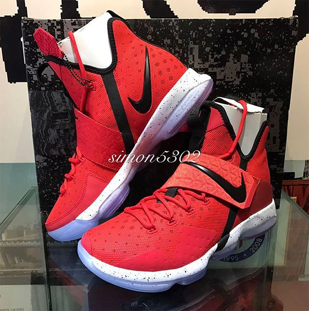 Nike Lebron 14 Red Black 4