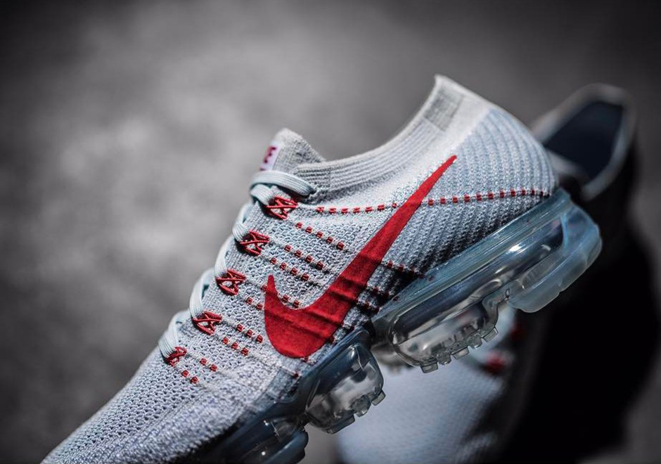 Nike Vapormax Light Grey Red Colorway 02