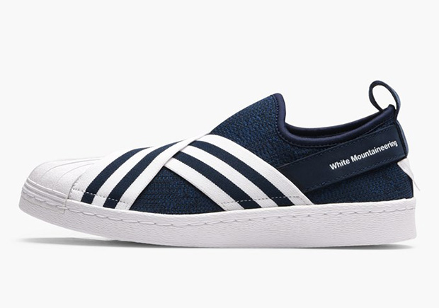 adidas superstar slip on white mountaineering