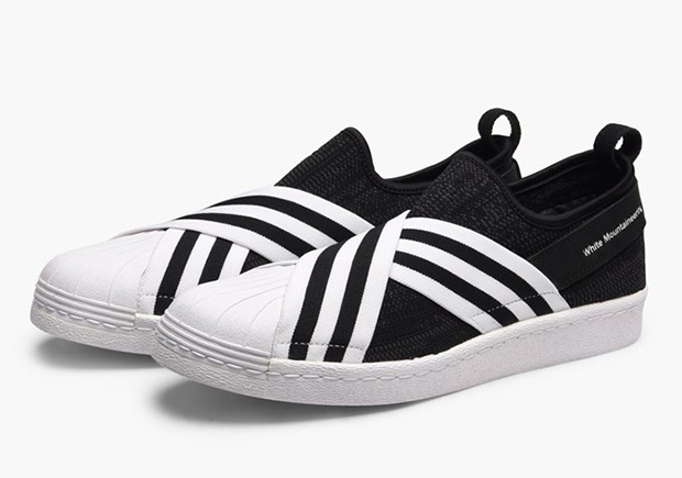 Adidas slip cheap on white mountaineering