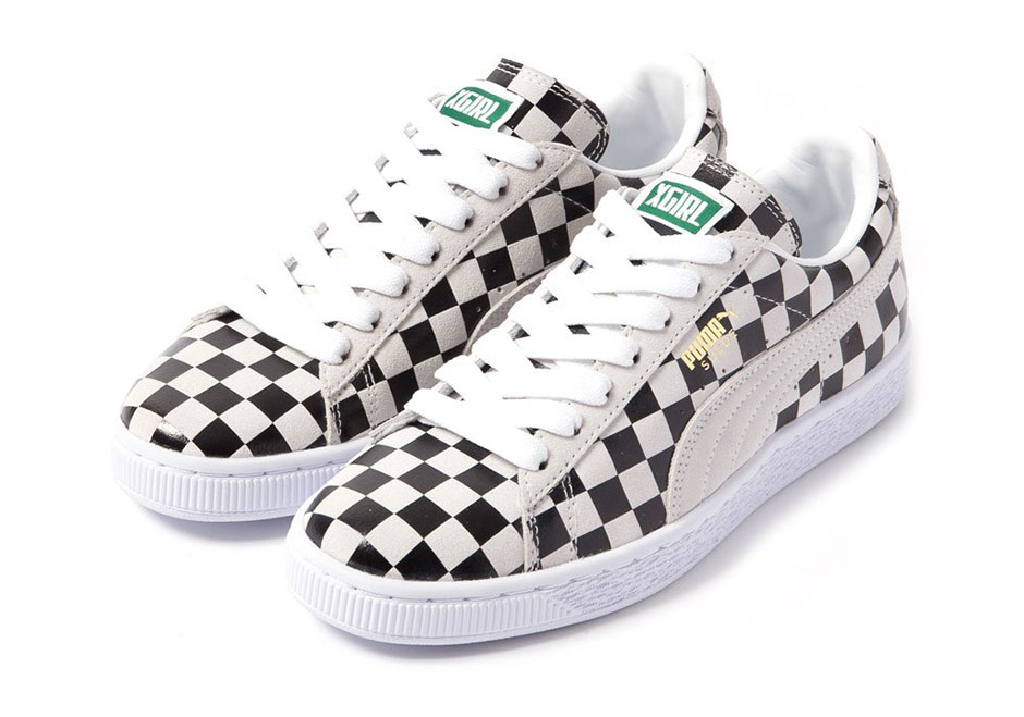 X Girl Puma Suede Chcker Collab 1