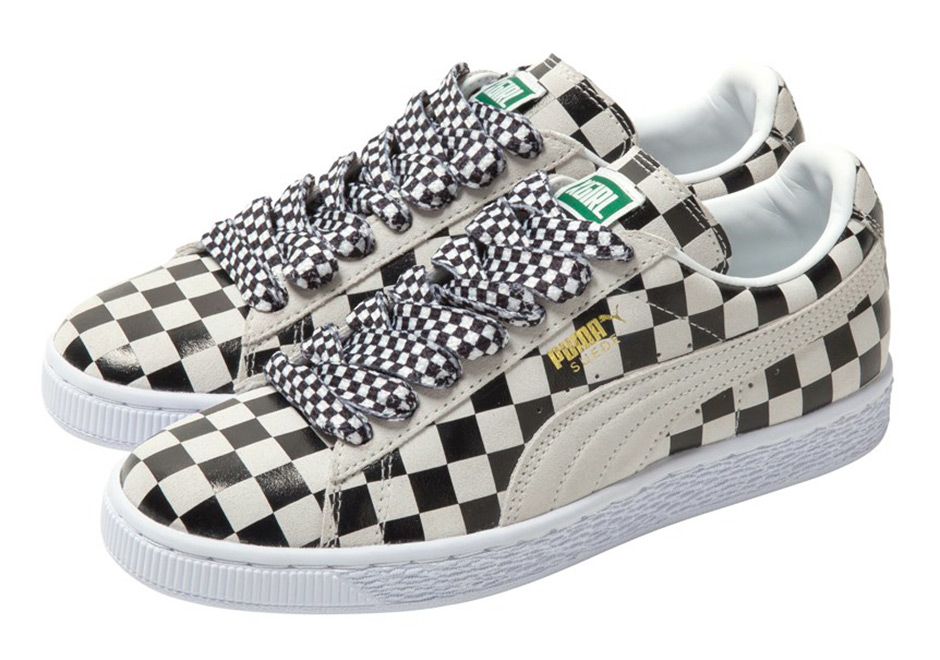 Puma checkered shoes new arrivals