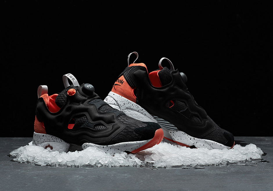 End Reebok Instapump Fury Black Salmon 4