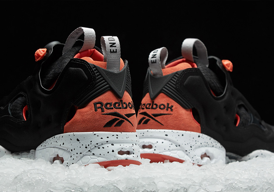 End Reebok Instapump Fury Black Salmon 6