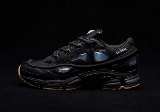 The Raf Simons x adidas Ozweego Bunny Dropped In “Core Black”