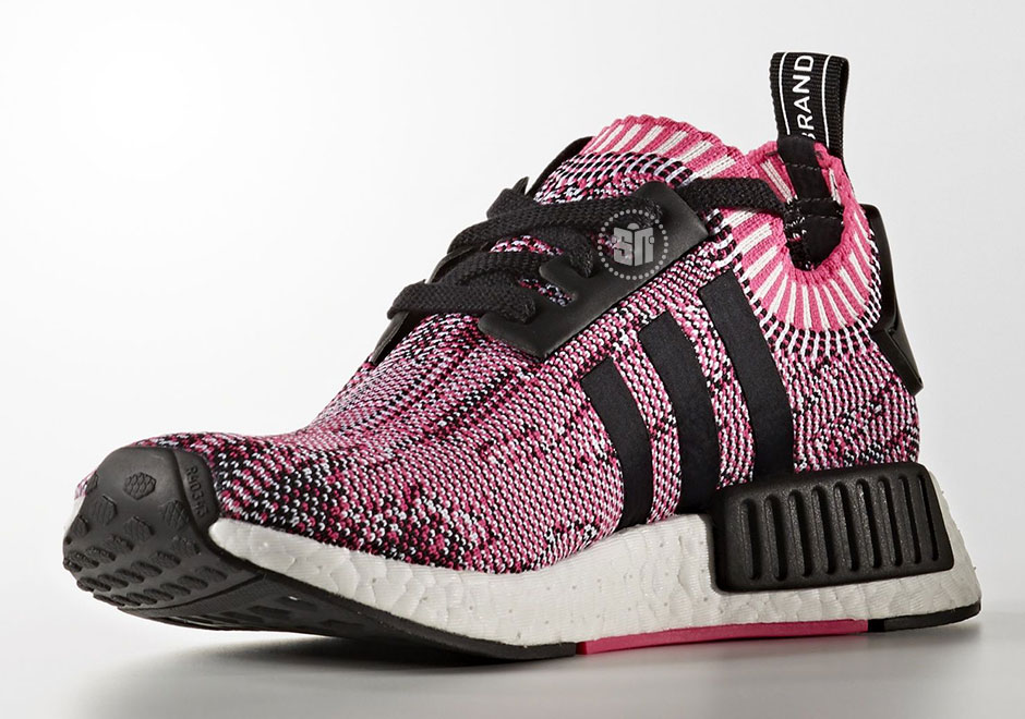 Adidas Nmd R1 Primeknit Pink Rose Bb2363 3