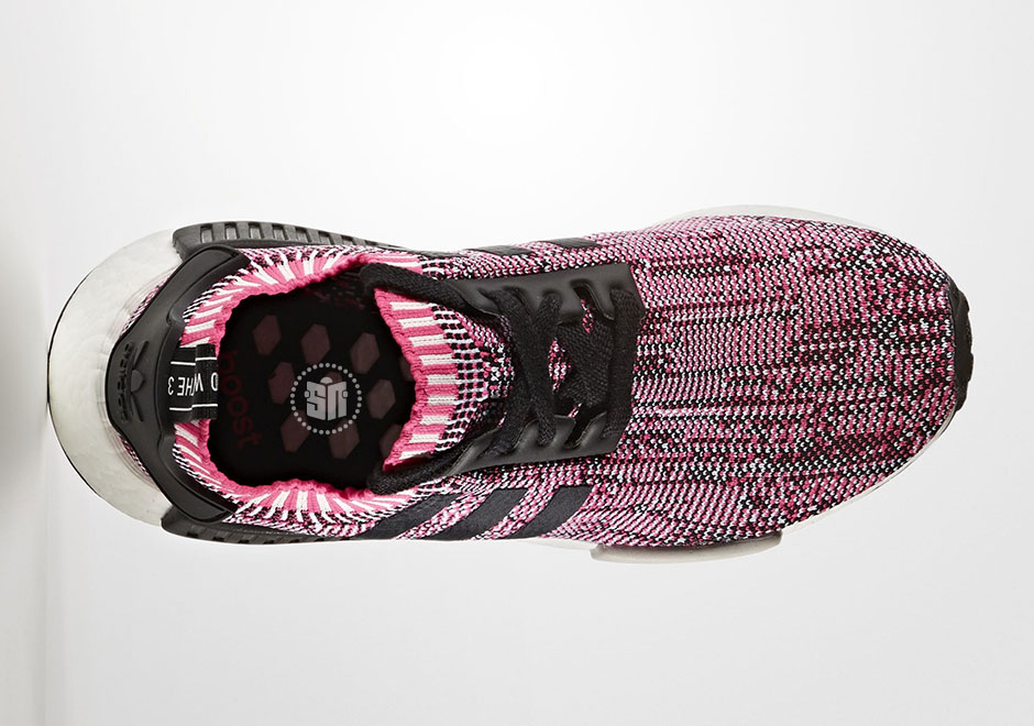 Adidas Nmd R1 Primeknit Pink Rose Bb2363 5