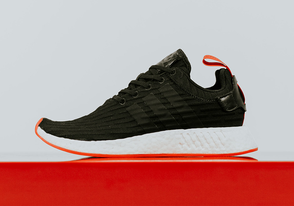 Adidas Nmd R2 Black Core Red 1