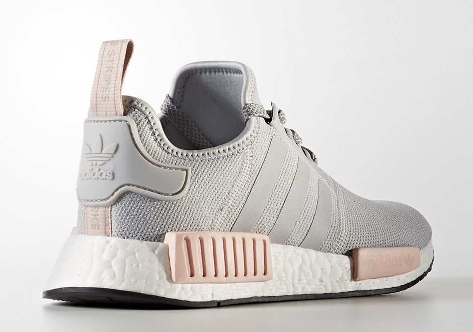 adidas nmd womens grey and pink