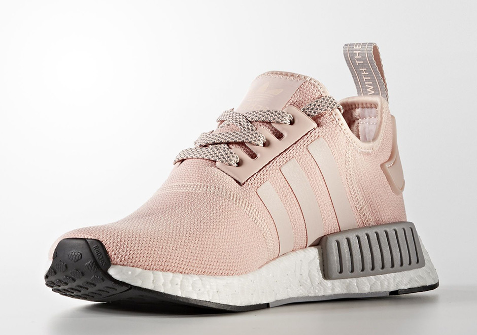 adidas nmd grey and pink