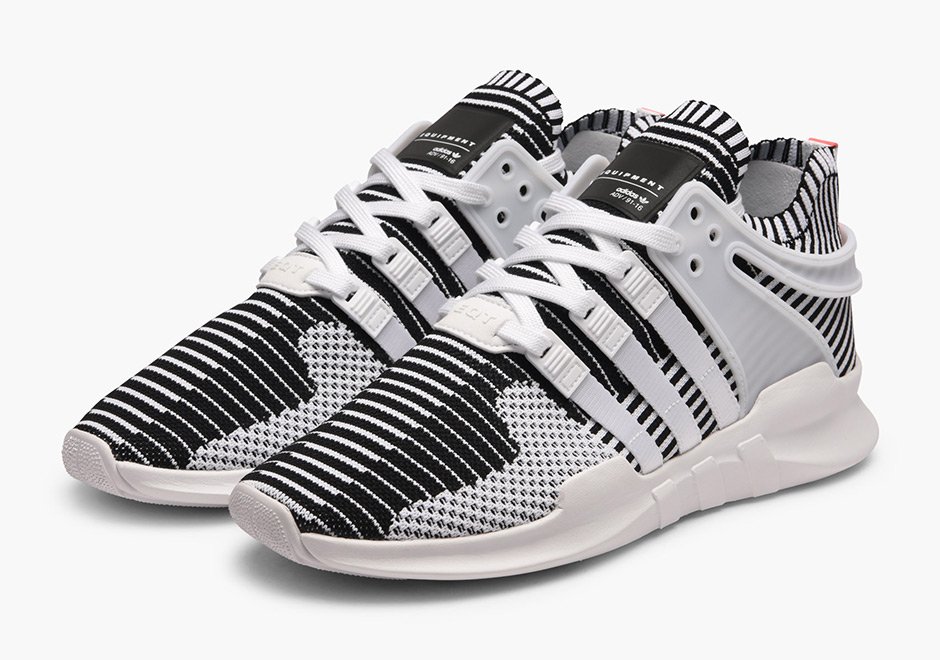 adidas eqt support adv primeknit black white