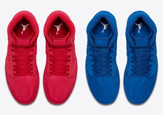 The “Red October” and “Blue Suede” Air Jordan 1s Are Releasing In Adult Sizes, Too