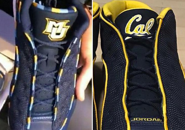 More Air Jordan 13 Low "March Madness" PEs for Marquette and Cal University