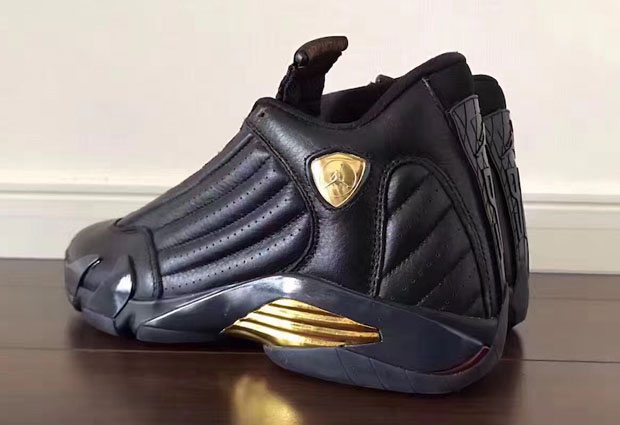 black and gold retro 14