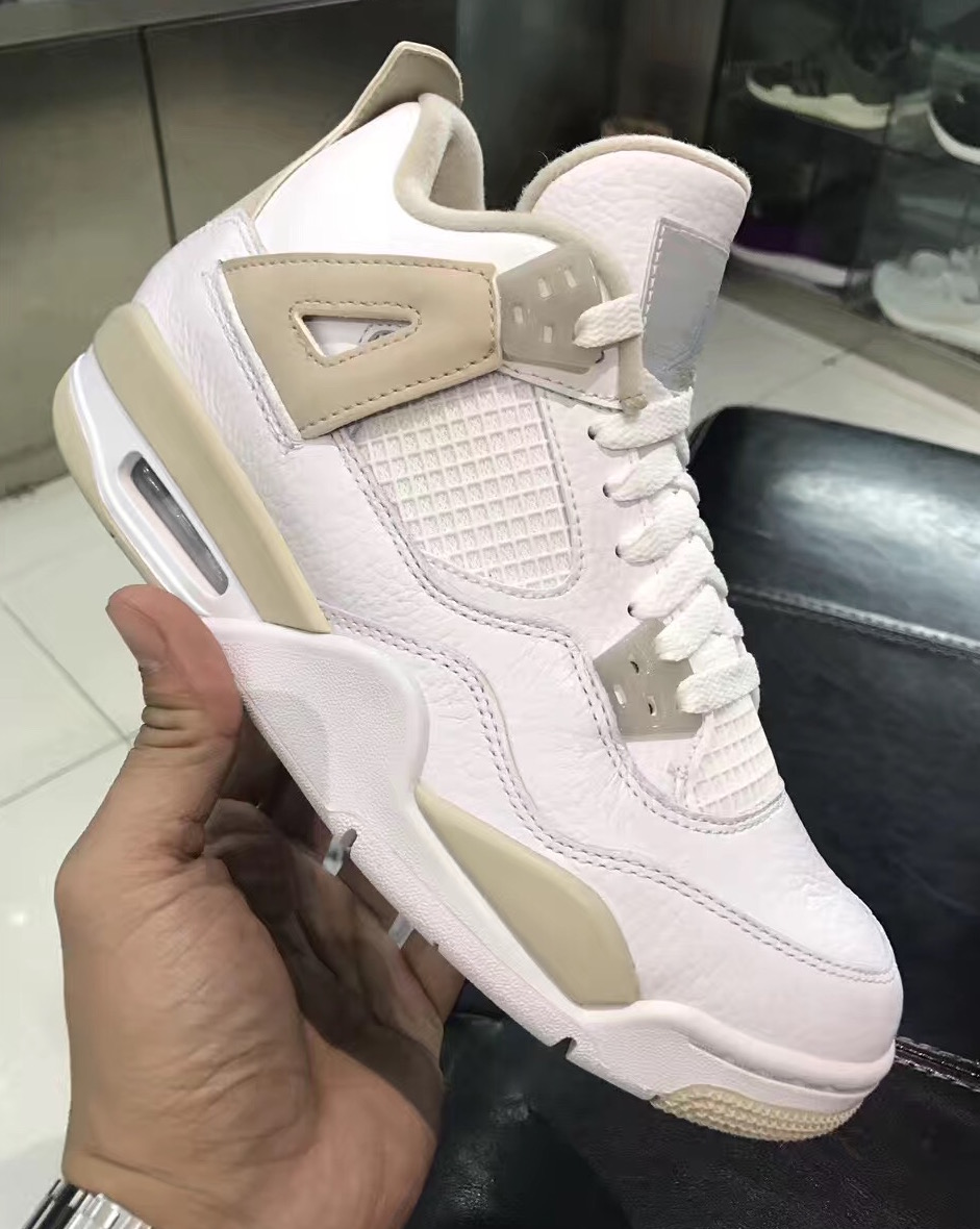Air Jordan 4 Linen Gs 2017 Retro 03