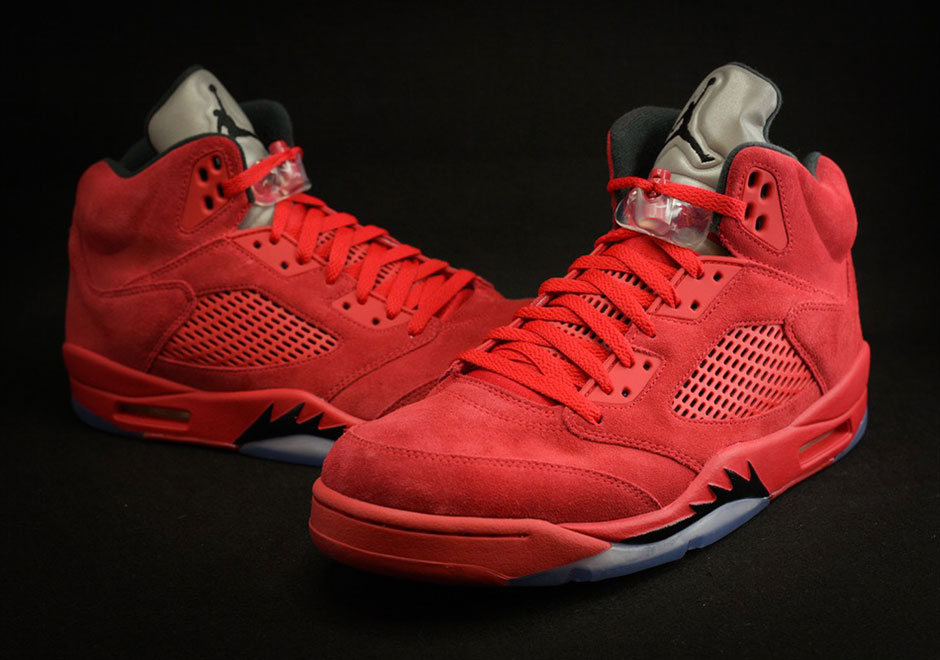 red suede jordans