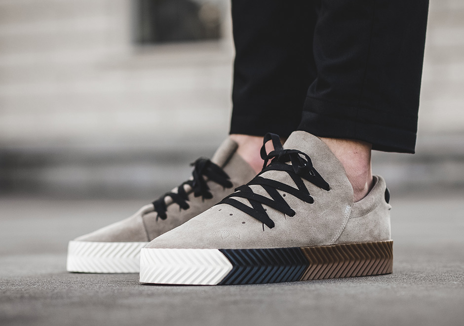 adidas alexander wang skate grey