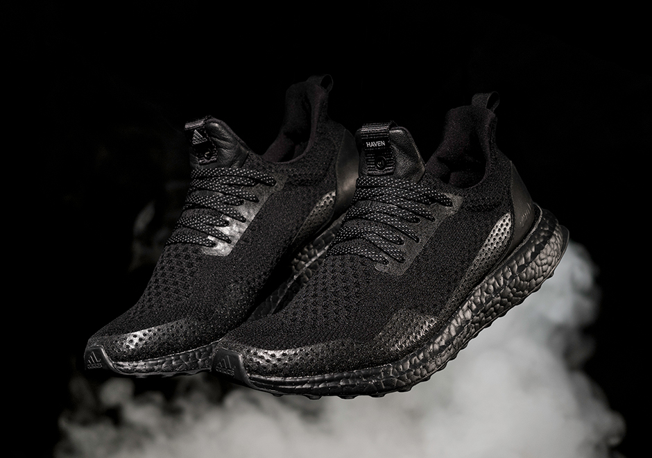 adidas ultra boost uncaged haven triple black