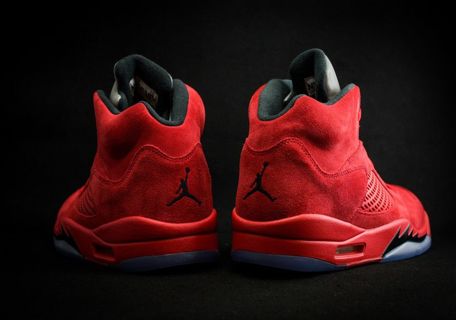  Air Jordan 5 Retro Red Suede - 136027 602