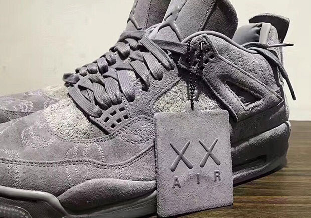 músico Organizar ligero KAWS Air Jordan 4 Sample on eBay | SneakerNews.com