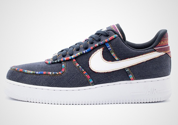 The Air Force 1 Gets A Denim Upper With Printed Piping