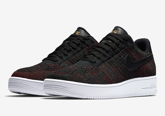 Nike Air Force 1 Low Flyknit Releasing In Burgundy Uppers