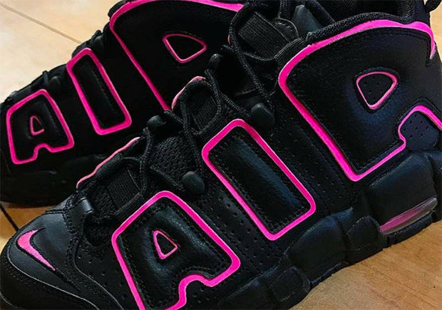 The Nike Air More Uptempo Is Releasing In Black And Pink