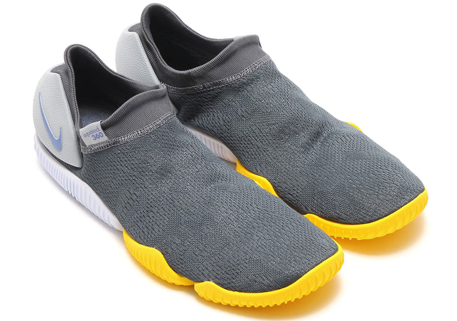 Nike Aqua Sock 360 Dark Grey Tour Yellow 885105 002 2