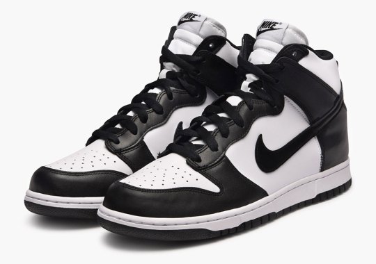 nike dunk high black white 1