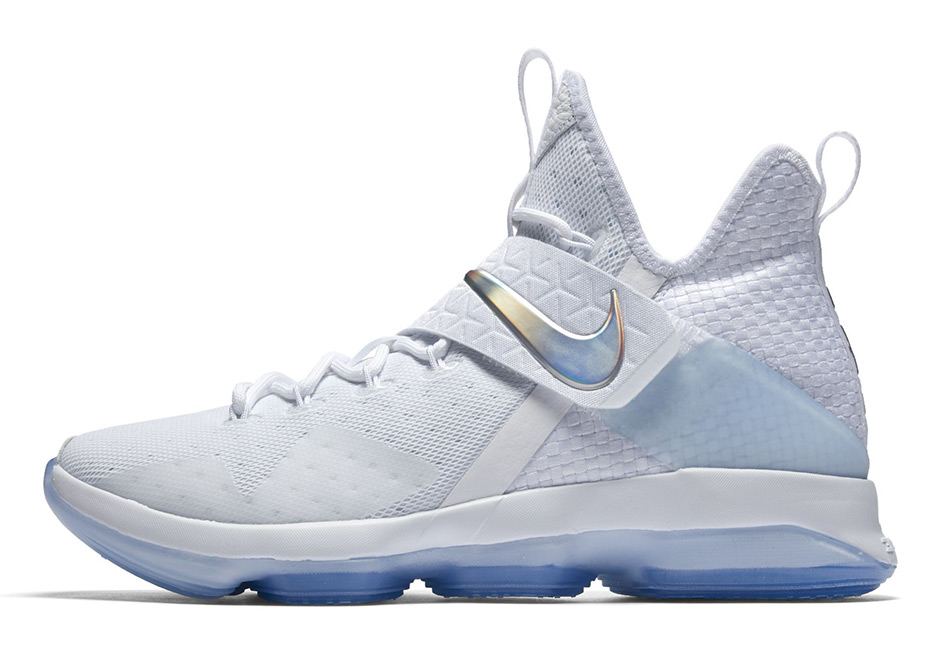 Nike LeBron 14 White Iridescent SneakerNews