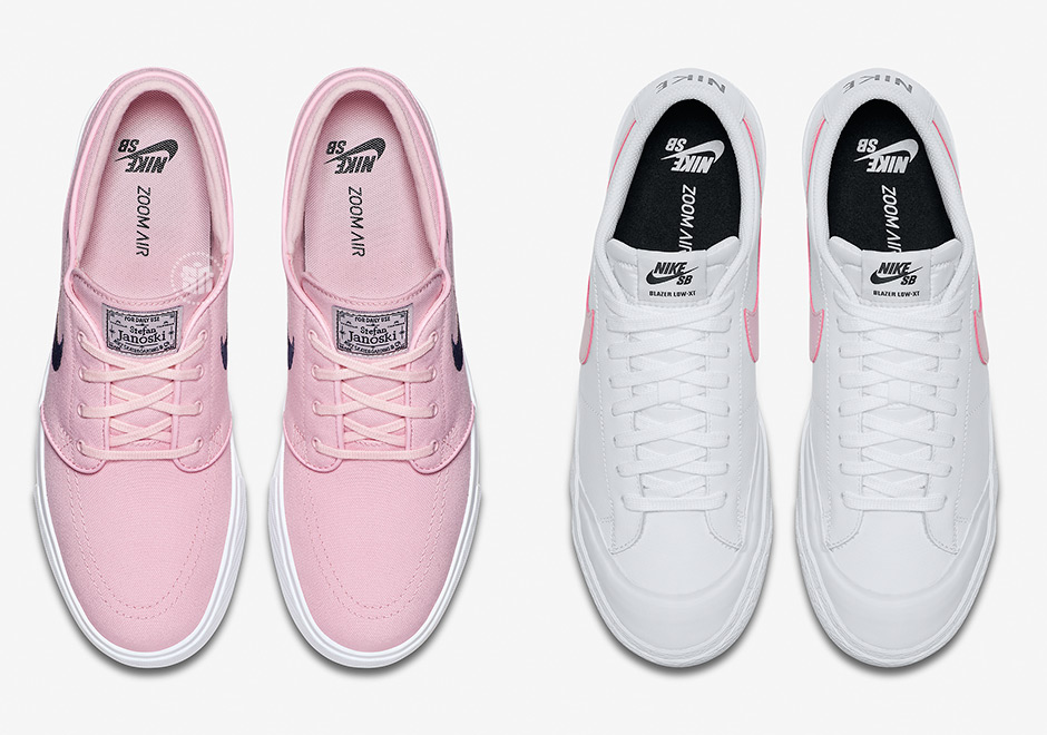 Nike SB Prism Pink Janoski Blazer Low 
