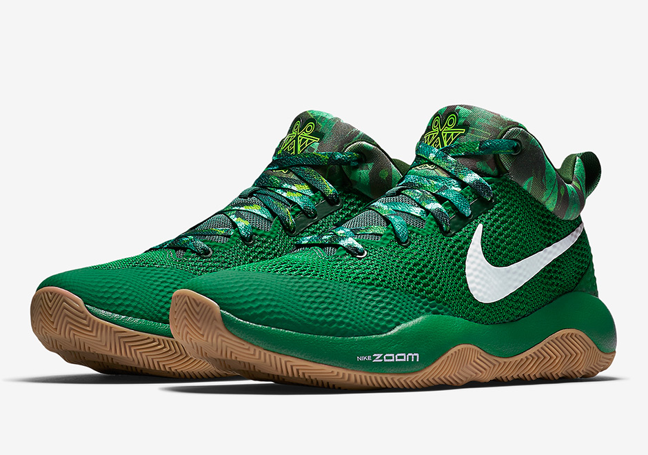 nike zoom basketball shoes green