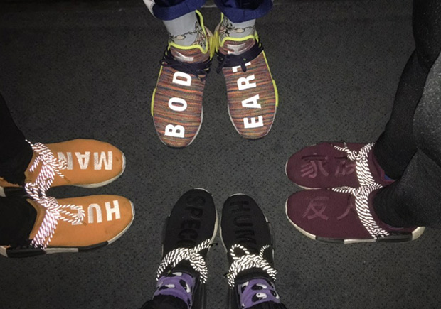 Pharrell Previews More adidas NMD "Human Race" Colorways
