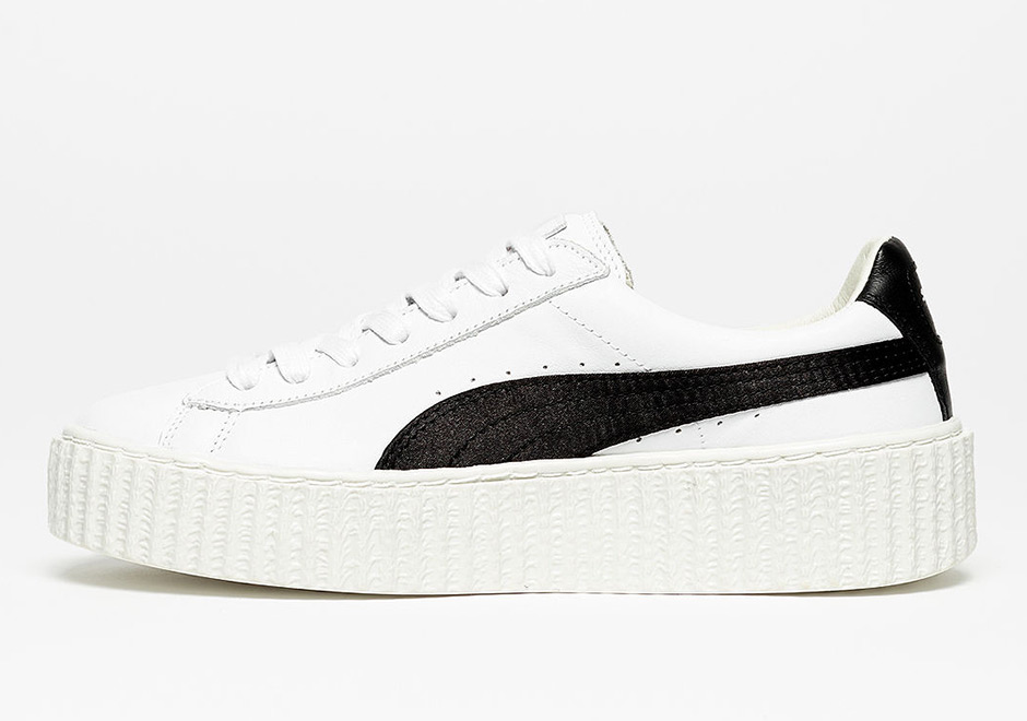 puma fenty creepers black and white