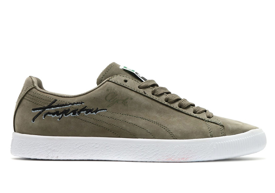 Trapstar Puma Clyde Olive 1