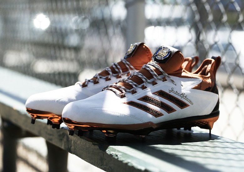 adidas Honors Jackie Robinson With Special Edition Cleat And Turf Trainer