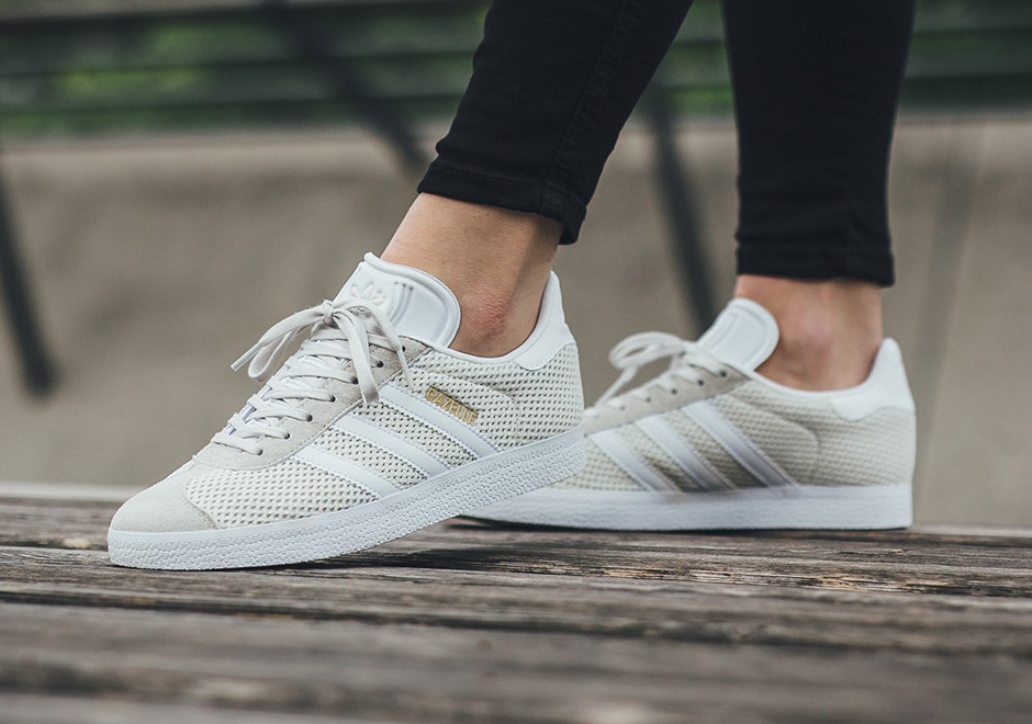 adidas gazelle off white