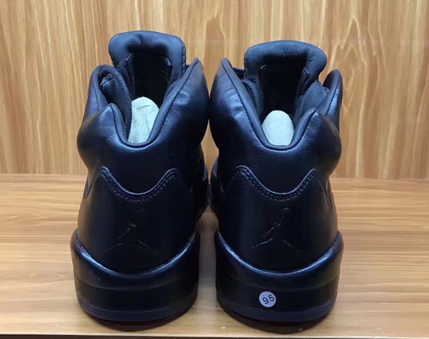 Air Jordan 5 Premium Triple Black First Look 05