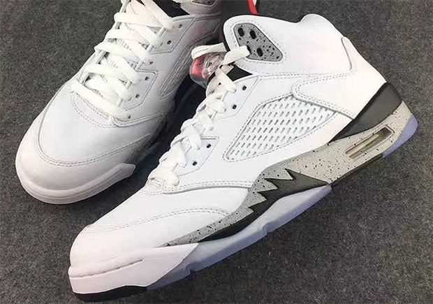 retro 5 white cement
